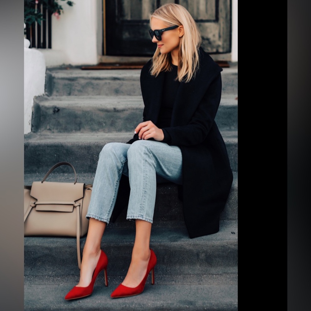 H&M Women's Red Pointed Toe Shoes
